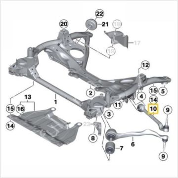 Bmw 3 Seri F30/F20/F32 Alt Salıncak Ön Sağ/Rotilli Kol/Bugi Kolu
