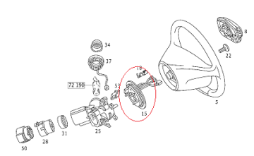 Vaneo W414 668 Motor Direksiyon Açı Sensörü