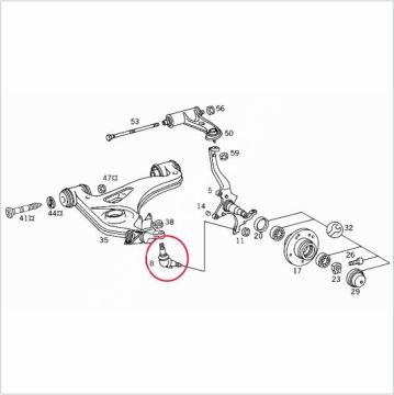 Mercedes E Class W210/W202/W208/W170 Ön Alt Rotil/Sağ/Sol