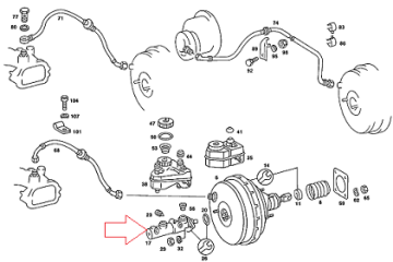 Mercedes W116/W123/W123 Fren Ana Merkezi