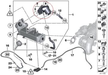 Bmw F10 N47N Motor EGR Valfi