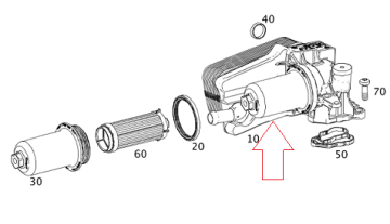 Mercedes Gla W156 270 Motor Şanzuman Yağ Soğutucu Radyatörü