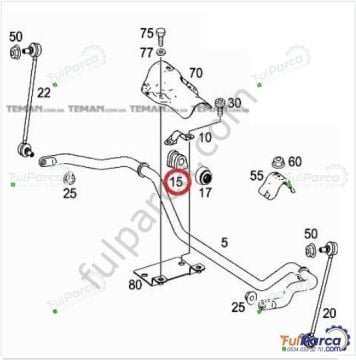 Vito W639 Viraj Lastiği/Viraj Demir Lastiği ÖN