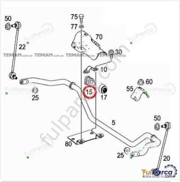 Vito W639/Viano Viraj Lastiği/Viraj Demir Lastiği ÖN