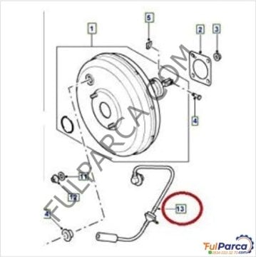 Land Rover Freelander1 Vakum Hortumu