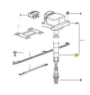 Bmw E46/E36/E39/E38/X5 E 53/E34 M50/M52/M54/60 Motor Buji Başlığı