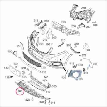 Vito W447 Ön Tampon Alt Kaplama/Alt Muhafaza/Radyatör Alt Koruma/Yarasa/622 Motor(Kopya)