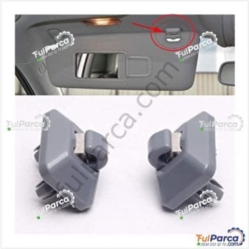 Audi A3/A4/A5/A6 Güneşlik Klipsi/Gri Klips