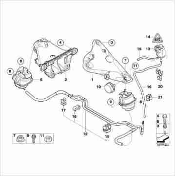 Bmw X5 E70-E71 Motor Kulağı,Motor Takozu 2007-2013  Aliminyum