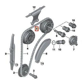 Bmw F30/F20/G20/G30/X1 F48/X2 F39 B32/B36/B38/B48/B58 Motor Vanus Dişlisi/Eksantrik Dişlisi Egsoz/Egzozst EMME