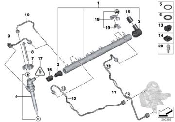 Bmw E81/E82/E87/E88/F07/F10/F11/F01/X1 E84/X5 E70 LCİ/X6 E71 N57N/N57S Motor Enjektör