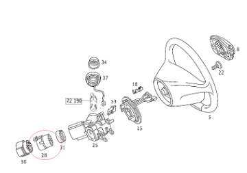 Vaneo W414 Kontak Şalteri