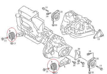 Vaneo 1.7 Dizel/A168 Motor Kulağı/Motor Takozu