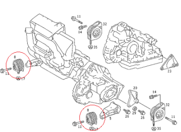 Vaneo 1.7 Dizel/A168 Motor Kulağı/Motor Takozu