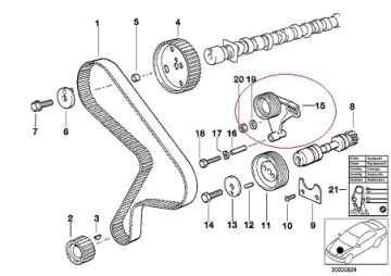 Bmw E34/E30 M21 Motor Dizel Triger Bilyası