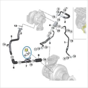 Bmw E90 Turbo Contası/Yağ Boru Contası