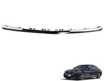 Mercedes S Glass W222 AMG Ön Tampon Orta Alt Nikelajı/Süs Çıtası Orta