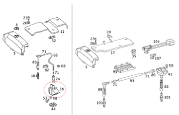 Mercedes W202/W124 111 Motor Ateşleme Bobini