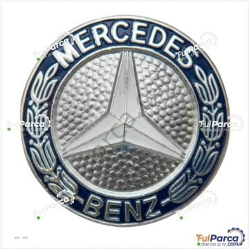 Mercedes W123/W126 Ön Kaput Logosu/Mineli Kaput Arması- Amplem