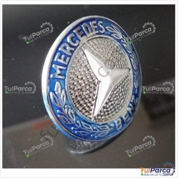 Mercedes W123/W126 Ön Kaput Logosu/Mineli Kaput Arması- Amplem