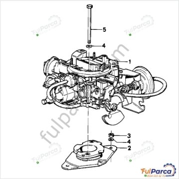Bmv E21,E30 M10 Motor Karbüratör Flanşı-Karbüratör TakozuTek Boğaz