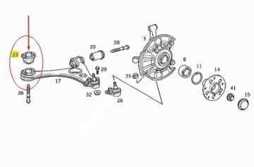 Mercedes A168/W168 Ön Salıncak Burcu/Salıncak Fişeği