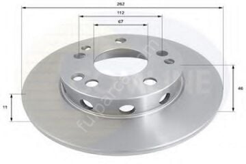 Mercedes W201 190/W124 Ön Fren Aynası/Ön Disk Takım