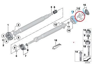 Bmw F10 Şaft Filanşı Arka