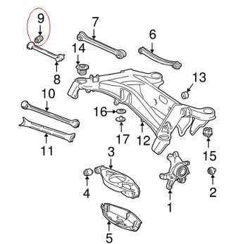 Mercedes W124/W210/W201 190 Rotilli Kol Burcu/Bugi Kol Burcu Arka