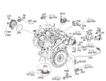 Mercedes W176 270 Motor Yağ Seviye Sensörü/Yağ Müşürü
