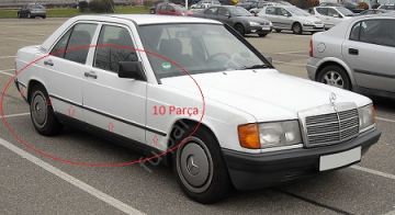 Mercedes W201/190 Yan Üst Nikelaj Takım