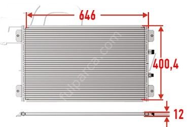 Vito W447 109 Cdı. 111 Cdı 622 Reno Motor Klima Radyatörü
