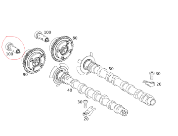Mercedes W205/176/246/117/X156 260/264/270/274 Motor Emme Valfi/Merkezi Valf