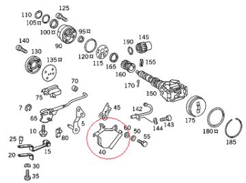 Mercedes W126/W201/W140/W123/W124 OTOMATİK Geri Vites Şalteri/Geri Vites Müşürü