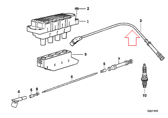 Bmw E34/E36 M43 Motor Buji Kablosu