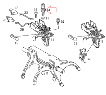 Vaneo W414-W168-W160-W245  Geri Vites Müşürü-Müşür