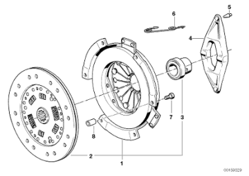 Bmw E21/E28/E30 M10 Moter Debriyaj Seti