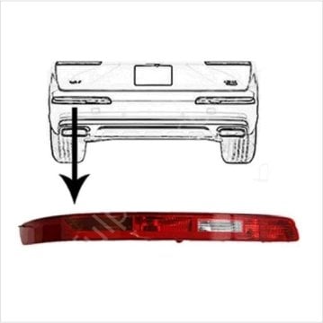 Audi Q7 Arka Tampon Reflektör SOL