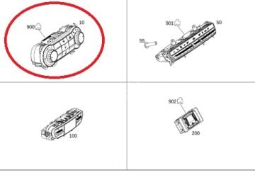 Vito W447 Klima Tuş Takımı/Klima Kontrol Paneli