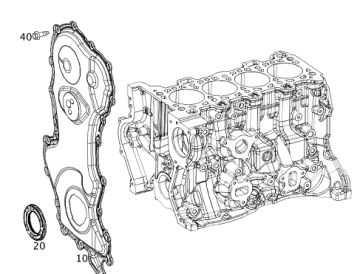 Vito W447/W205 622/626 Reno Motor Eksantrik Ön Kapağı-Motor Kapağı