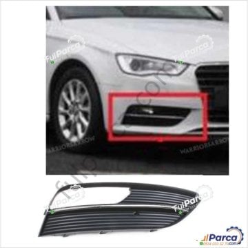 Audi A3 Sis Far Kapağı Kromlu Sağ