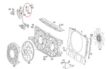 Vito W639/Viano 651 Motor Fan Rolesi/Fan Müşürü