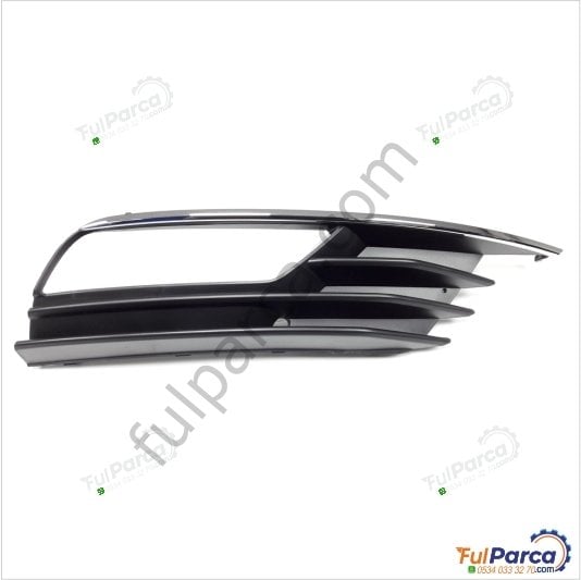 Audi A3 Sis Far Kapağı/Nikelajlı Sol
