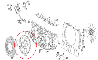 Vito W639/Viano 646/651 Motor Klima Fan Motoru
