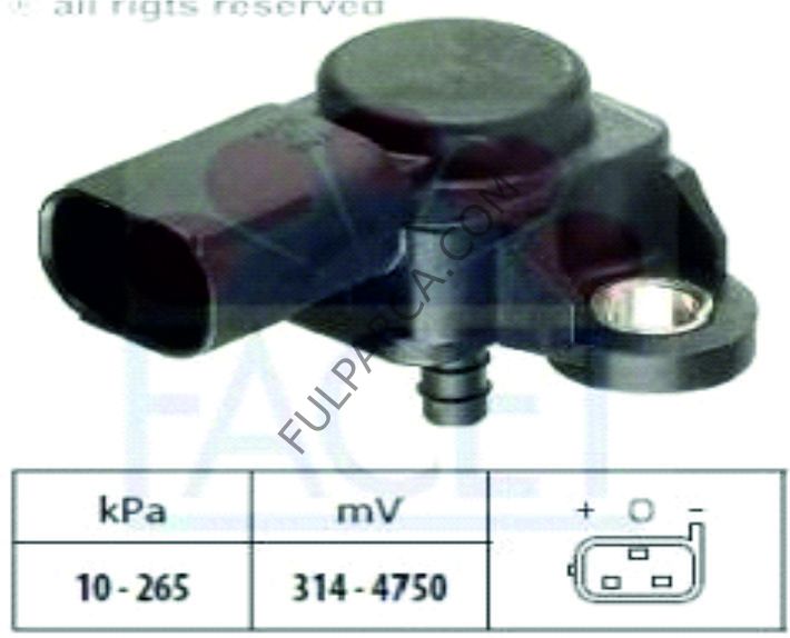 Vito W639-Sprinter-Clk W208 611-646 Motor  Mab Sensörü-Manifold Sensörü