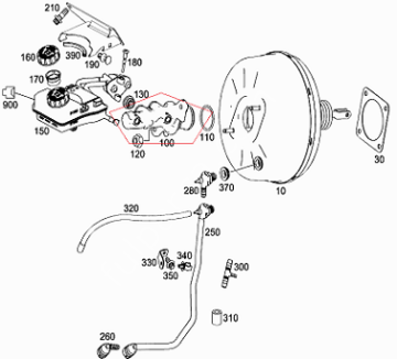 Vito W447 622/651 Motor Fren Ana Merkezi/Fren Silindiri