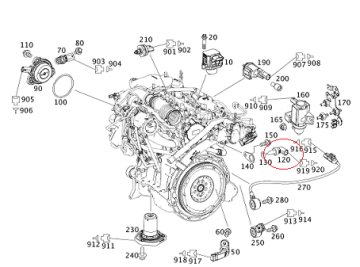 Mercedes W169/W176/W117/W177/W242/W246 Hareret Müşürü/Sıcaklık Isı Sensörü.Yedek Parça