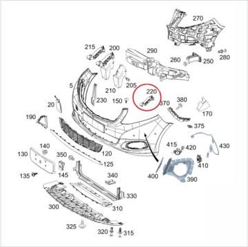 Vito W447 Ön Tampon Montaj Braketi-Üst Braket/Kırış Sol
