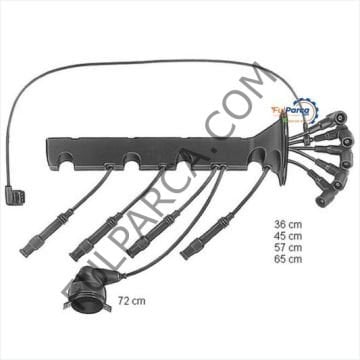 Bmw E30 M40 Motor Buji Kablo Seti Sensörsüz,Okuyucusuz
