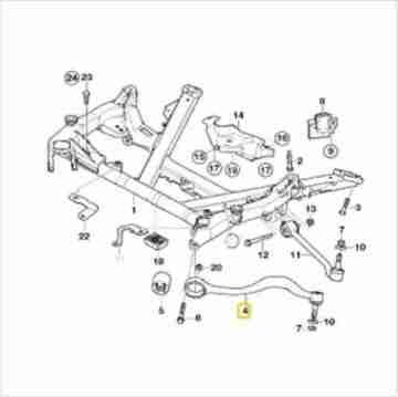 Bmw E39  Salıncak Burcu Üst Sağ/Sol